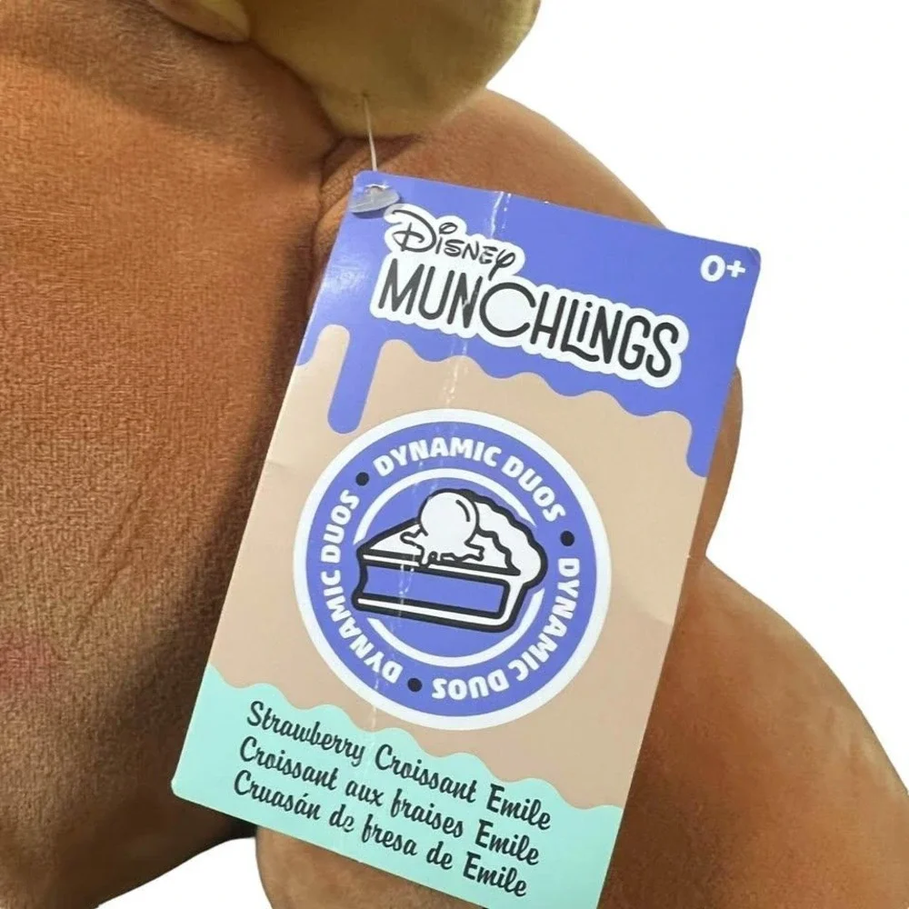 Disney Pixar‎ Emile Strawberry Croissant Disney Munchlings Pixar Brown
